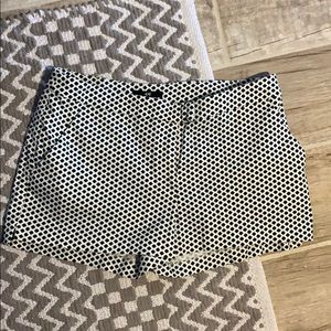 H&M Black&White Dress Shorts